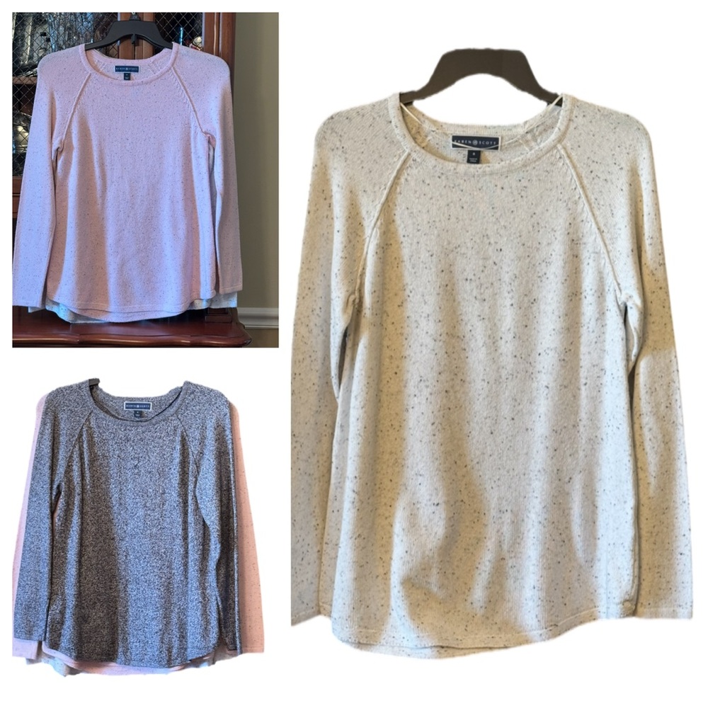 KAREN SCOTT BUNDLE LOT OF SWEATERS LNWOT ALL SZ S EUC